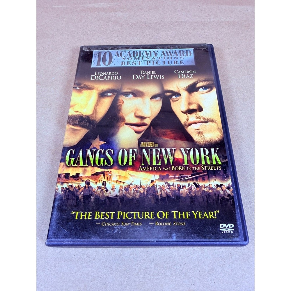 Gangs of New York DVD Leonardo DiCaprio Daniel Day-Lewis Cameron Diaz